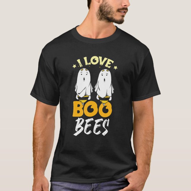 Camiseta Boo Bees Halloween Fantasma Beer Cerveza (Anverso)