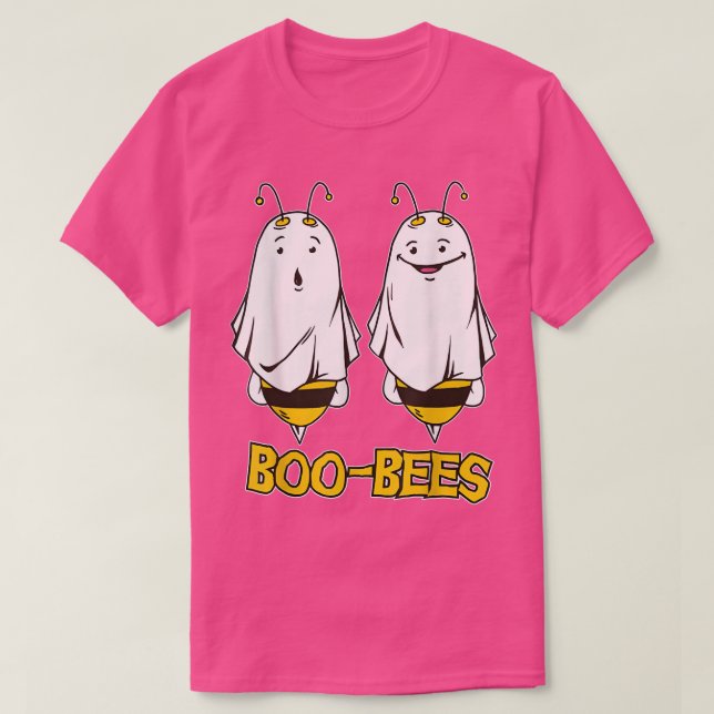 Camiseta Boo Bees Happy Halloween couple  (Diseño del anverso)