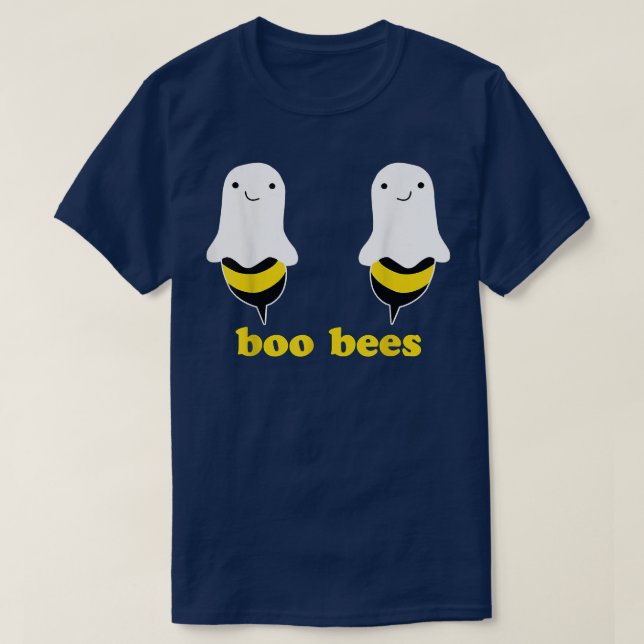 Camiseta Boo Bees Parejas de Halloween Disstume Gracioso 68 (Diseño del anverso)