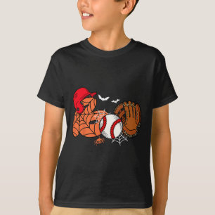 Camiseta Boo Béisbol Halloween Jugador Catcher Pitcher Spoo