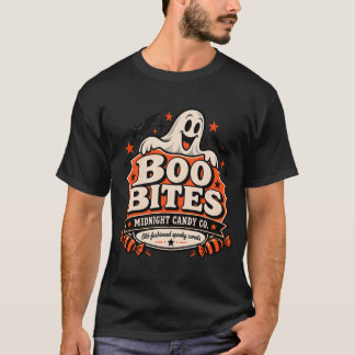 Camiseta Boo Bites Retro Halloween Dulces Fantasmales Espel