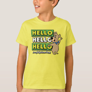 Camiseta Boo-Boo Bear Hola Hola Desde Jellystone