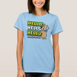 Camiseta Boo-Boo Bear Hola Hola Desde Jellystone