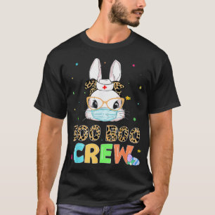 Camiseta Boo Boo Crew Bunny Nurse Easter Leopard Glasses Ma