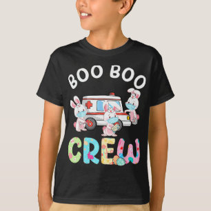 Camiseta Boo Boo Crew Divertido Conejito Ems Emt Enfermera