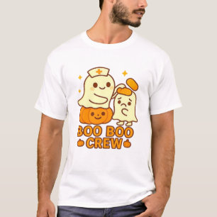 Camiseta Boo Boo Crew Enfermera Divertido Fantasma de Hallo