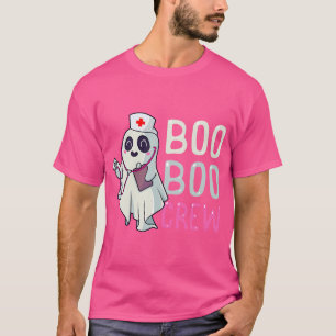 Camiseta Boo Boo Crew Enfermera Famosa Ropa Halloween (