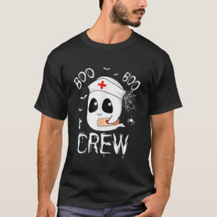 Camiseta Boo Boo Crew Enfermera Funny Hospital Noche de Hal