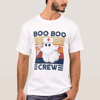 Camiseta Boo Boo Crew Enfermera Halloween Para Enfermeras R