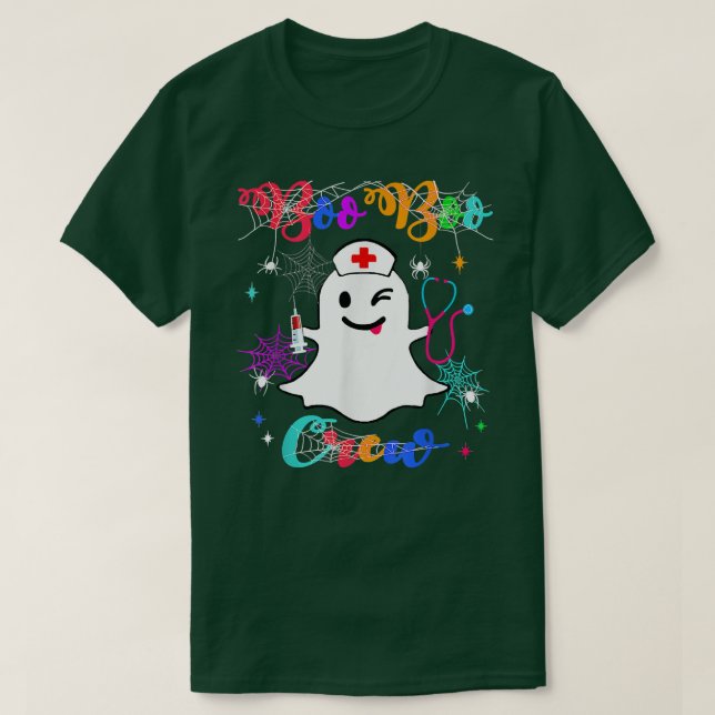 Camiseta Boo Boo Crew Funny Ghost EMS EMT Enfermera paraméd (Diseño del anverso)