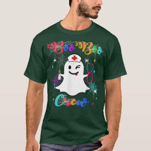 Camiseta Boo Boo Crew Funny Ghost EMS EMT Enfermera paraméd