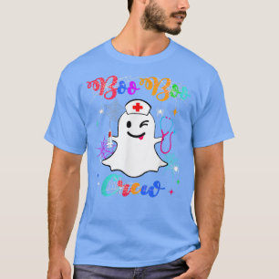 Camiseta Boo Boo Crew Funny Ghost EMS EMT Enfermera paraméd