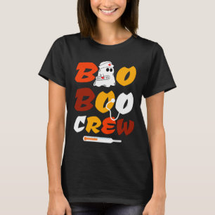 Camiseta Boo Boo Crew Funny Groovy Enfermera Fantasma Hallo