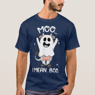 Camiseta Boo Boo Crew Ghost Cow Moo Me Refiero A Boo Farmer