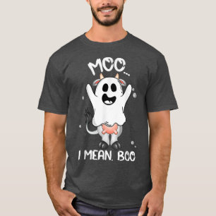 Camiseta Boo Boo Crew Ghost Cow Moo Me Refiero A Boo Farmer