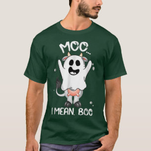 Camiseta Boo Boo Crew Ghost Cow Moo Me Refiero A Boo Farmer