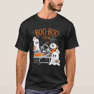 Camiseta Boo Boo Crew Ghost Médica Paramédico de enfermería