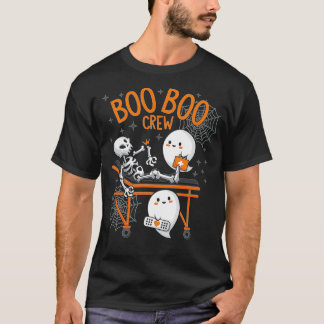 Camiseta Boo Boo Crew Ghost Médica Paramédico EM Enfermera 