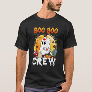 Camiseta Boo Boo Crew Ghost Nurse Vintage Funny Halloween 2