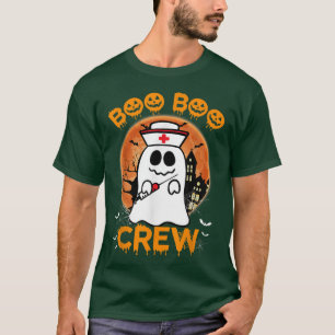 Camiseta Boo Boo Funny Crew Halloween Doctor Nurse Nursing