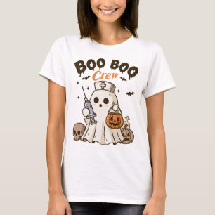 Camiseta Boo Boo Nurse Crew Diversión y diseño de cuidados