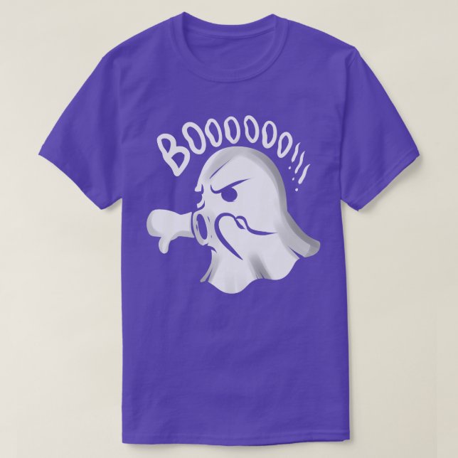 Camiseta Boo Boooooo Thumdown Dice Que Este Fantasma Cuerdo (Diseño del anverso)