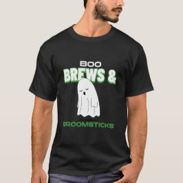 Camiseta Boo Brews & Broomstick Halloween