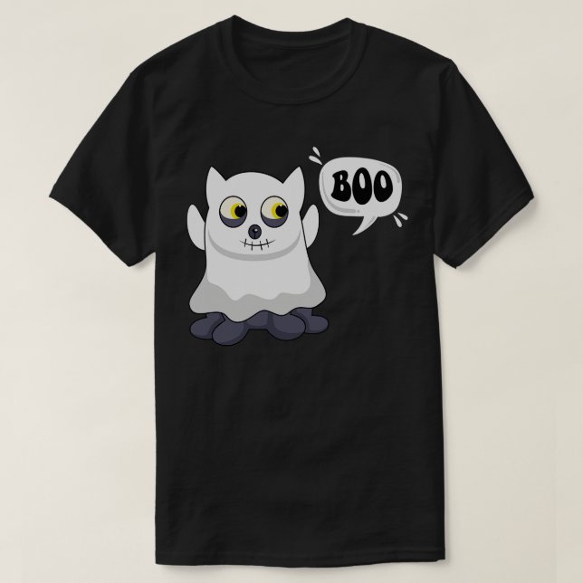 Camiseta Boo cat (Diseño del anverso)