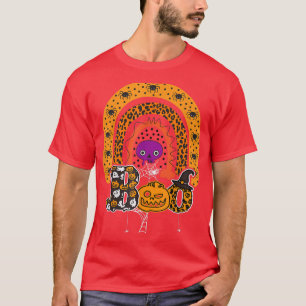 Camiseta Boo Con Arañas Y Gorra De Brujas Halloween Arcoiri