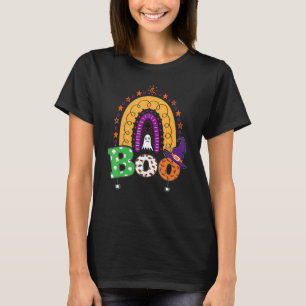 Camiseta Boo Con Arañas Y Gorra De Brujas Halloween Arcoiri