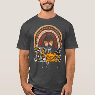 Camiseta Boo Con Arañas Y Gorra De Brujas Halloween Arcoiri