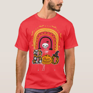 Camiseta Boo Con Arañas Y Gorra De Brujas Halloween Arcoiri