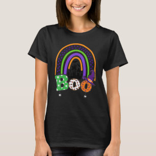 Camiseta Boo Con Arañas Y Gorra De Brujas Halloween Arcoiri