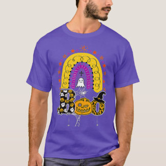 Camiseta Boo Con Arañas Y Gorra De Brujas Halloween Arcoiri