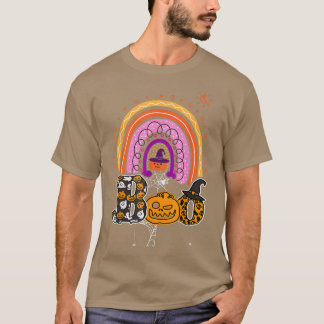 Camiseta Boo Con Arañas Y Gorra De Brujas Halloween Arcoiri