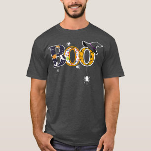 Camiseta Boo Con Arañas Y Halloween Halloween Gorras