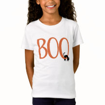 Boo con diseño de Halloween de gato negro