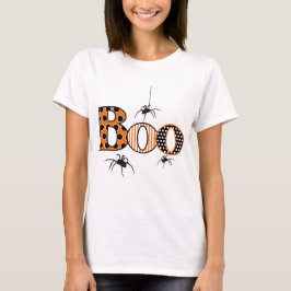 Camiseta BOO con Spiders Halloween