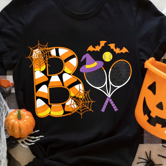 Camiseta Boo Creepe Tenis Halloween Calabaza de tenis (Subido por el creador)
