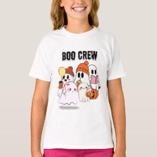 Camiseta Boo Crew   Halloween del escuadrón de fan