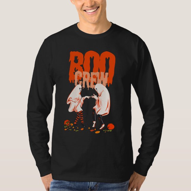 Camiseta Boo Crew Halloween | Divertido y fantasmal (Anverso)