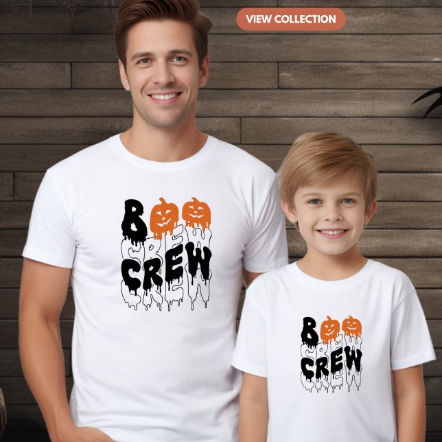 Camiseta Boo Crew Halloween Matando Niños Familiares (Subido por el creador)