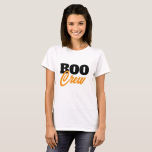 Camiseta Boo Crew Halloween Party White