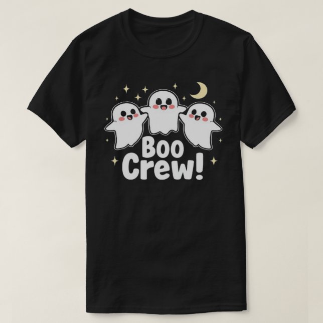 Camiseta Boo Crew Halloween Shirt (Diseño del anverso)