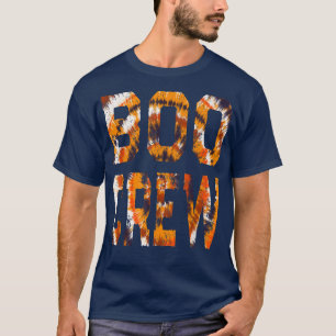 Camiseta Boo Crew Naranja Tie Dye Matando Halloween Haunte