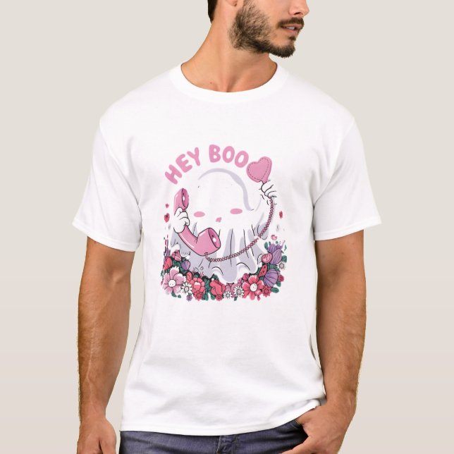 Camiseta Boo Cute Ghost Funny Halloween (Anverso)