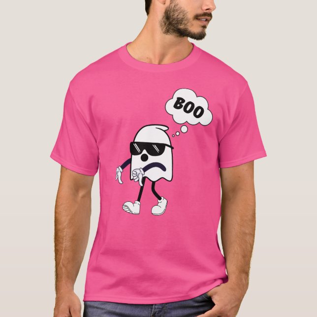 Camiseta Boo - Dando la vuelta al meme de Guay Fantasma Fun (Anverso)