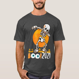 Camiseta Boo de baile Skeleton 2021 Halloween 