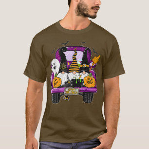 Camiseta Boo De Calabaza De Brujas En Camión De Halloween D