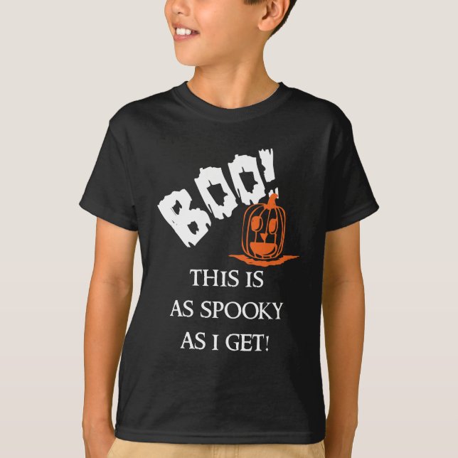 Camiseta ¡Boo de Halloween! (Anverso)